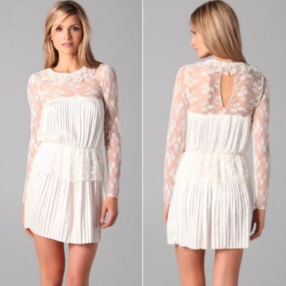 Free People Vintage Young Victorian White Lace Wedding Dress - Picture 1 of 7